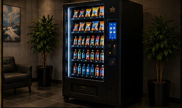 Snack and beverage vending machine
